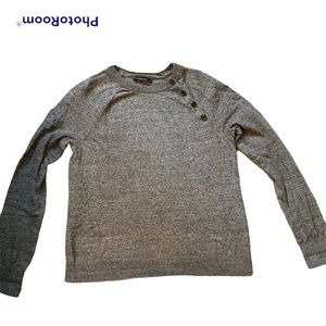 Abercrombie & Fitch Button Crewneck Sweater Size Small